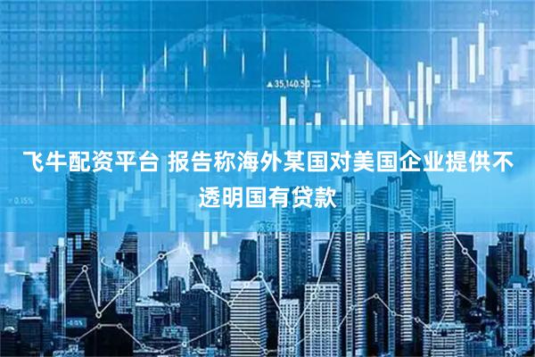 飞牛配资平台 报告称海外某国对美国企业提供不透明国有贷款